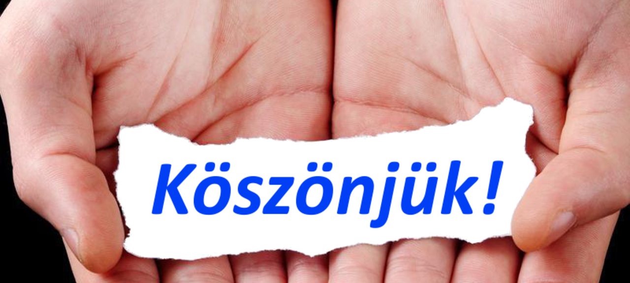 Köszönjük! borítókép